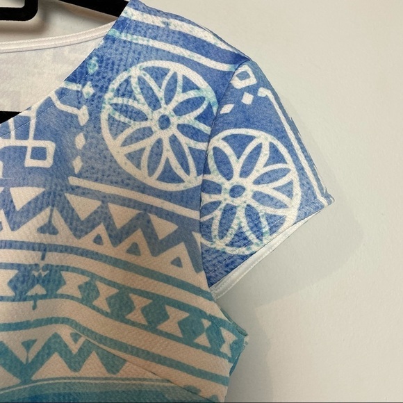 ๐ Host Pick ๐ SABO Cropped Double Waist Tie Cap Sleeve Top - Picture 6 of 12